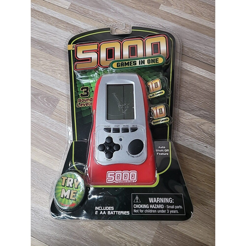 Portable Arcade 5000 Games in One‎ Electronic Handheld Travel Game SEALED New